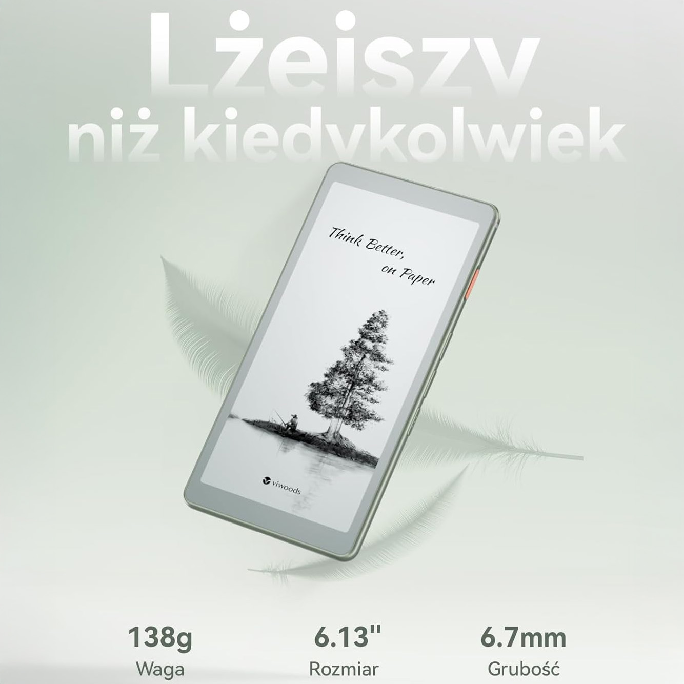 Viwoods AiPaper Reader to czytnik jak ze snu i ubrany w 4G