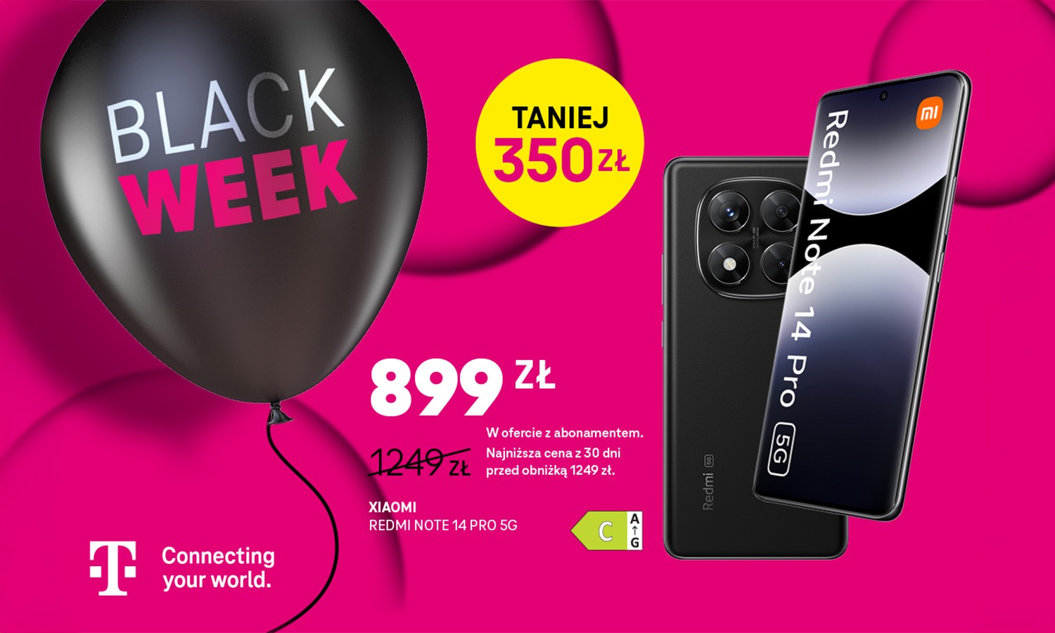 T-Mobile sypie promocjami na Black Week. Sprawdź, co kupisz taniej