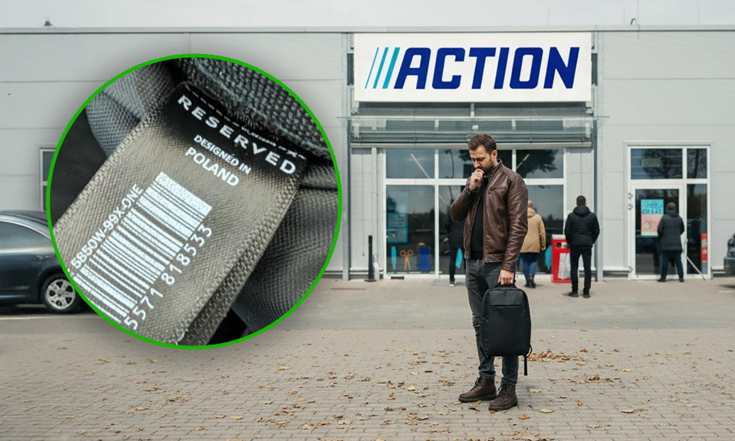 W Action za zaledwie 44,95 zł. Taki sam w Reserved kupiłem za 120 zł
