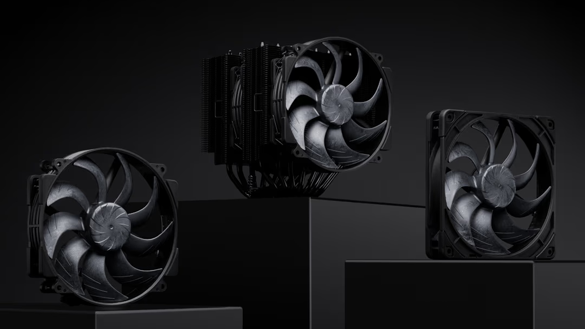 Zapomnij o brązie. Noctua przedstawia szereg czarnych sprzętów