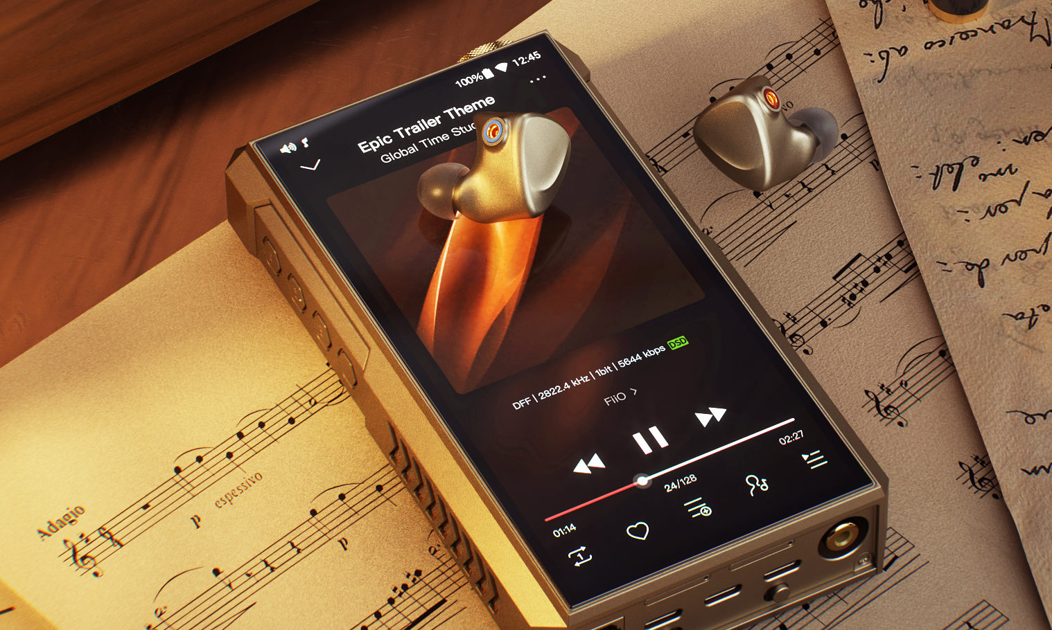 FiiO M27 to nowy DAP z aptX Lossless. Audiofile będą zachwyceni