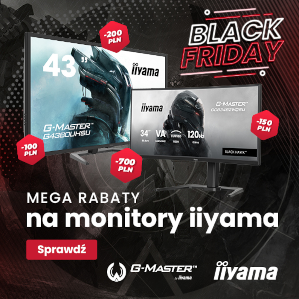 Iiyama na Black Friday. Monitory choćby 700 zł taniej