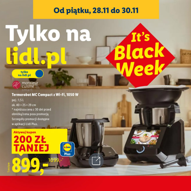 Lidlomix za 899 zł. Taki Thermomix kosztuje prawie 7 tysięcy