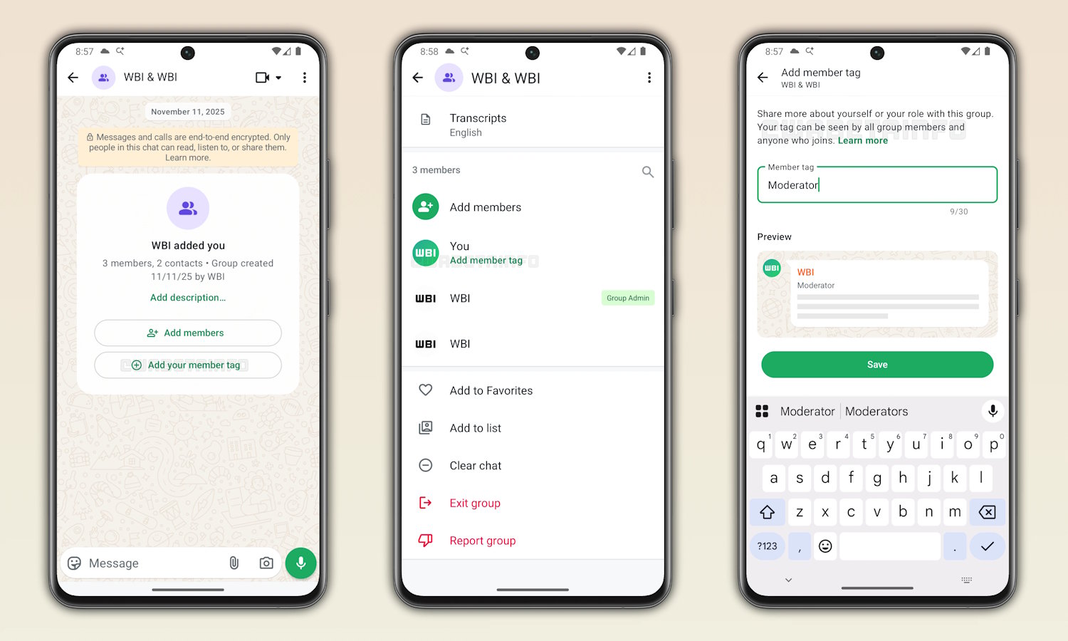 WhatsApp wprowadza rewolucję. Będą role i oznaczenia