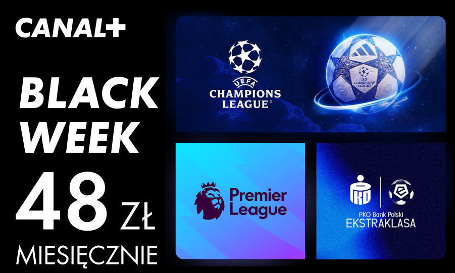 Pakiet CANAL+ o 30% taniej. Black Week dla fanów sportu