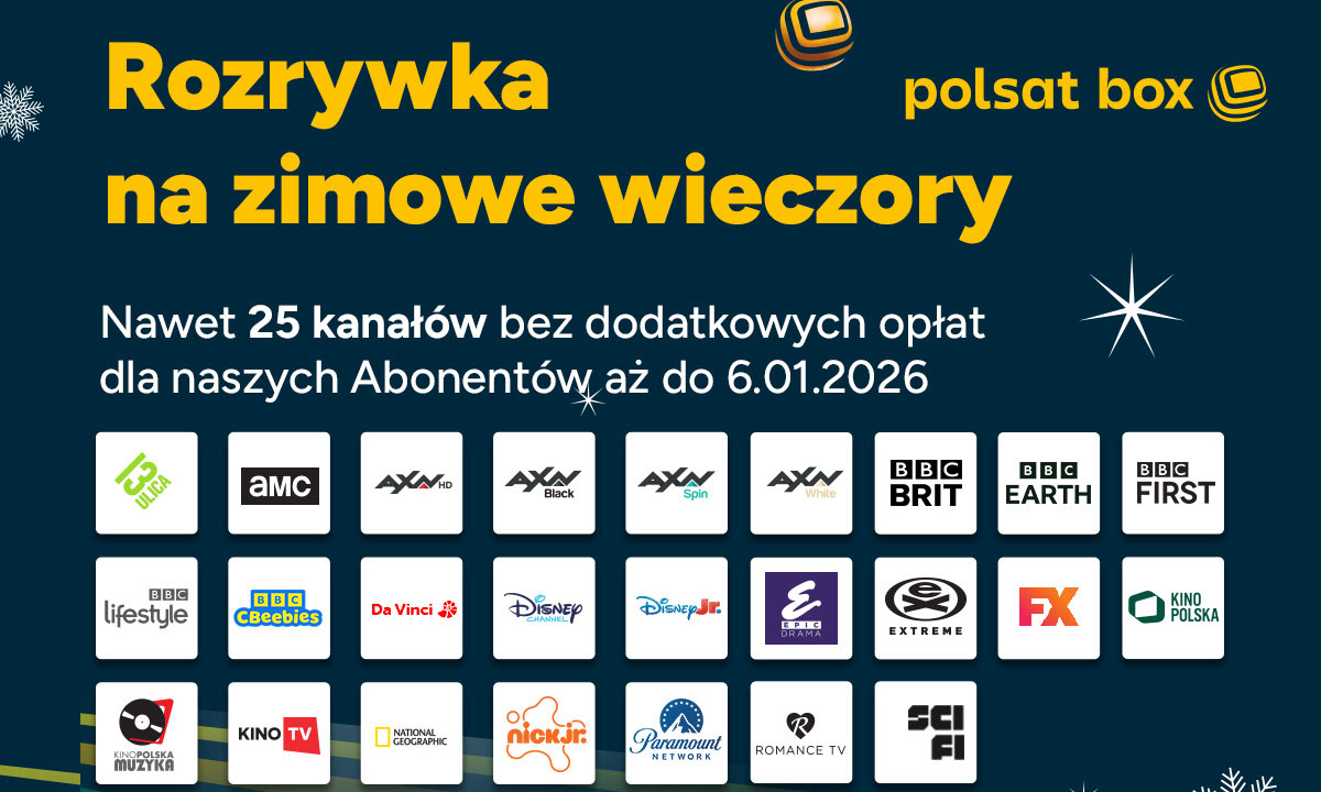 Polsat Box otwiera okno. 25 kanałów za darmo