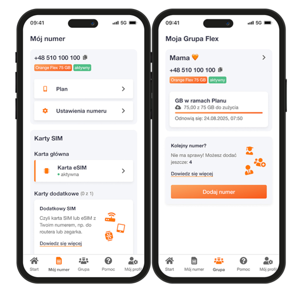 Orange ułatwia zarządzanie dodatkowymi numerami. Sprawdź aplikację