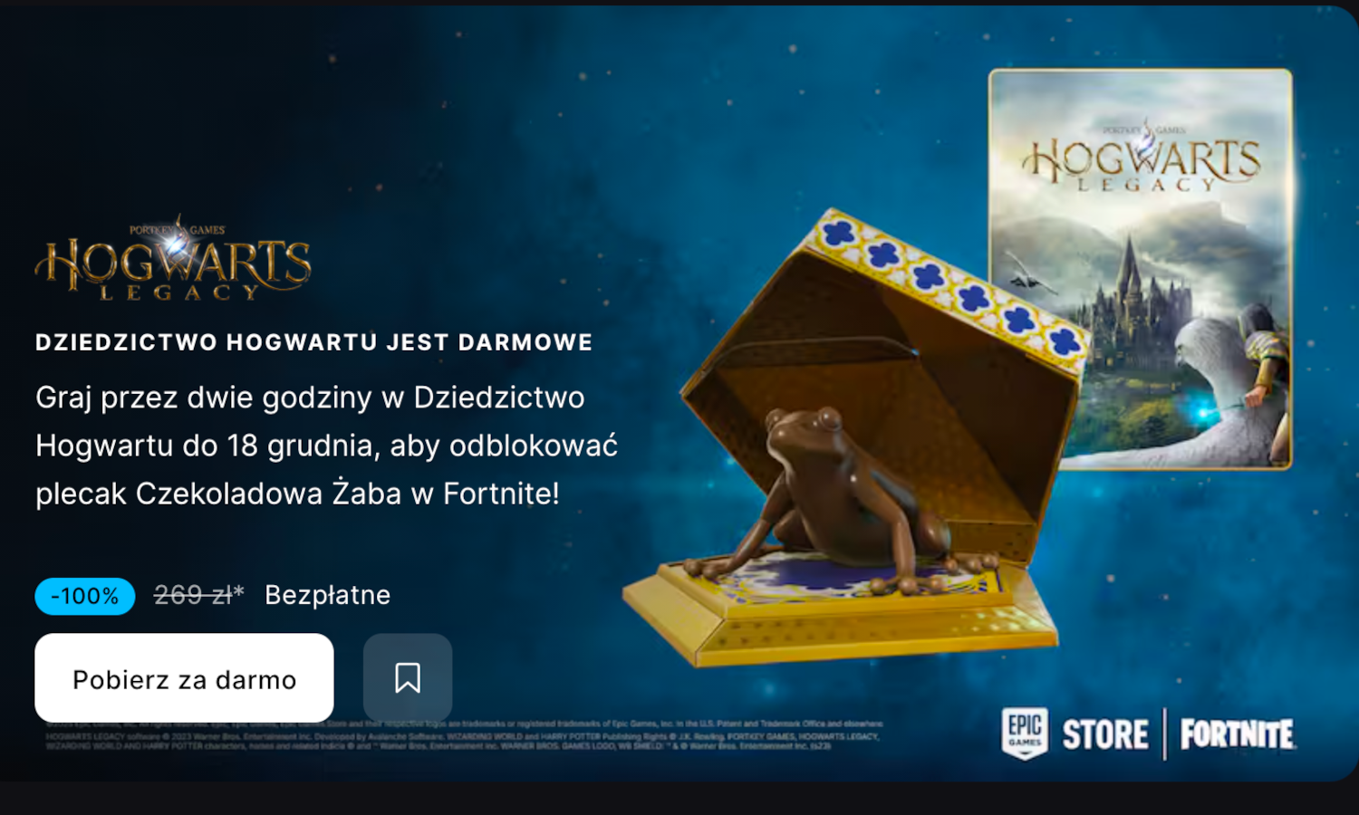 Hogwarts Legacy za darmo z okazji The Game Awards 2025