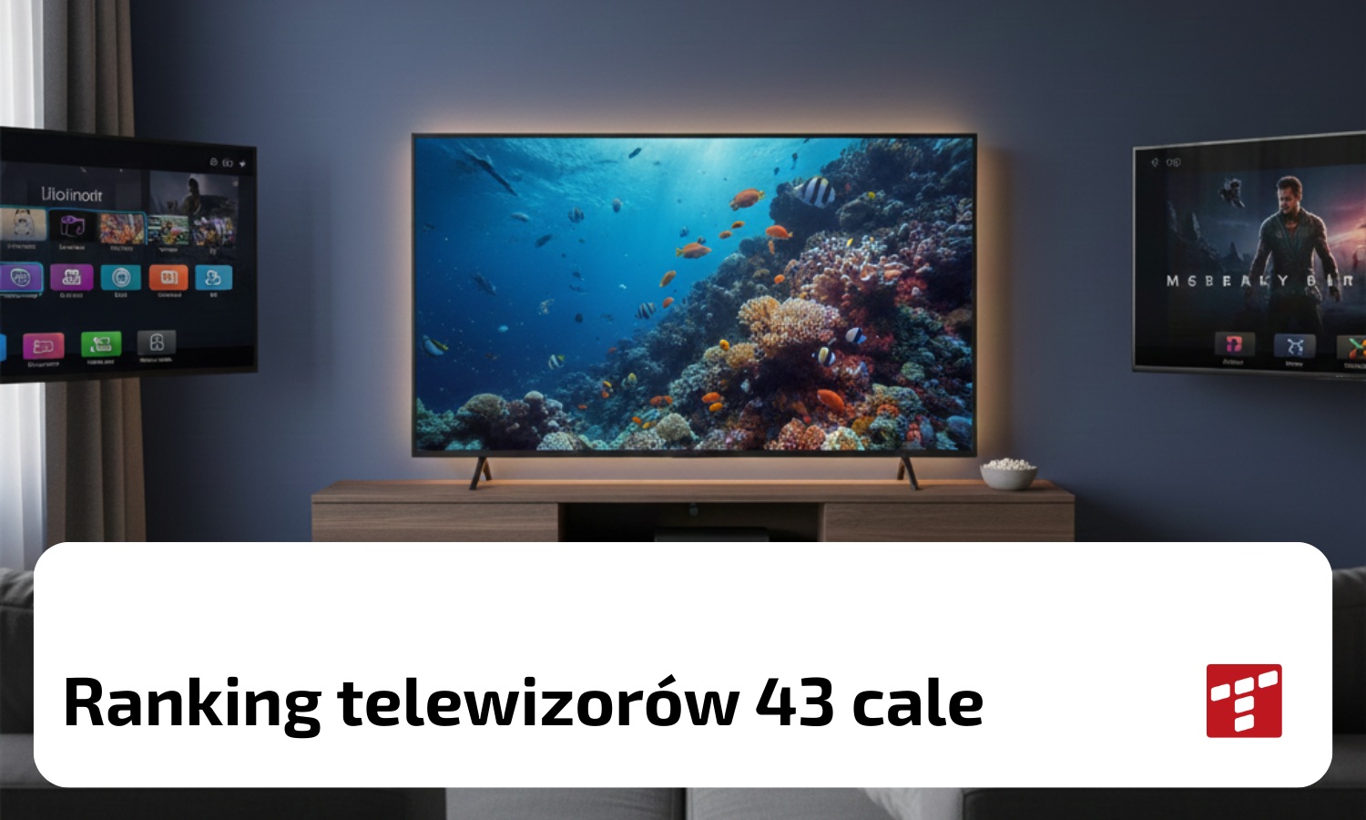 Ranking telewizorów 43 cale - najlepsze telewizory TOP5 [{DATE}] - Telepolis.pl