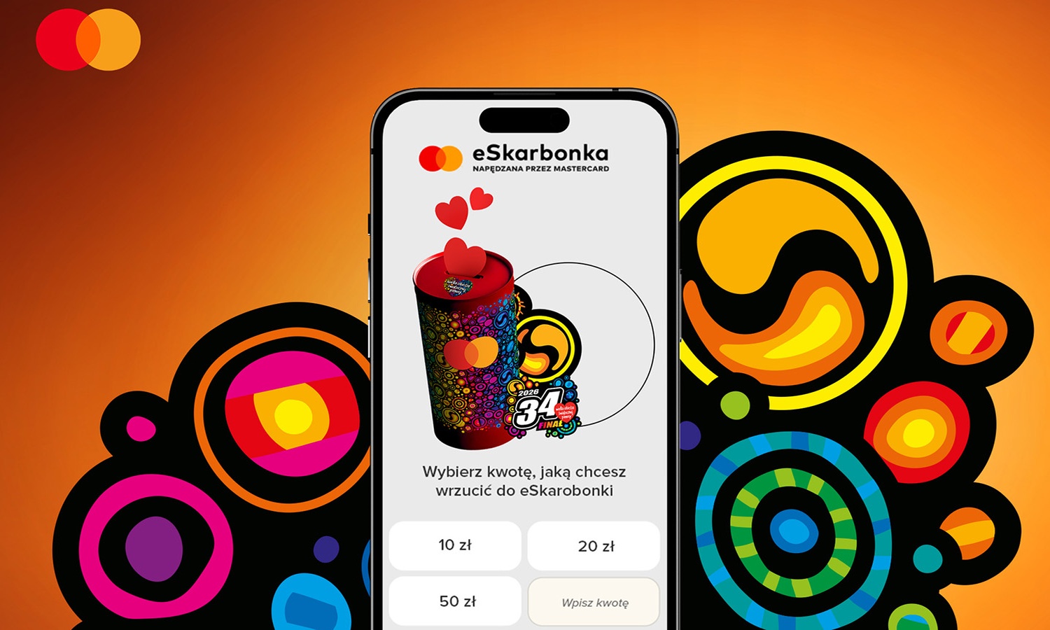 Koniec z szukaniem gotówki. eSkarbonka Mastercard wraca na kolejny finał WOŚP