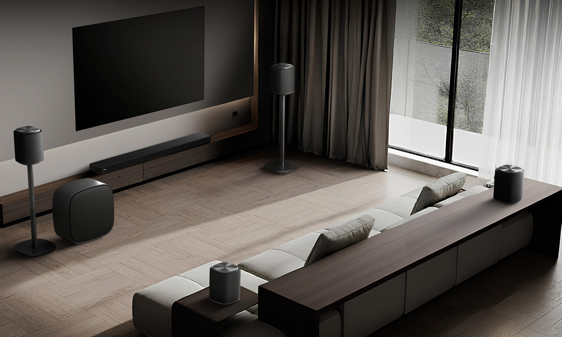 LG odsłania karty. Ten soundbar sam znajdzie cię w pokoju