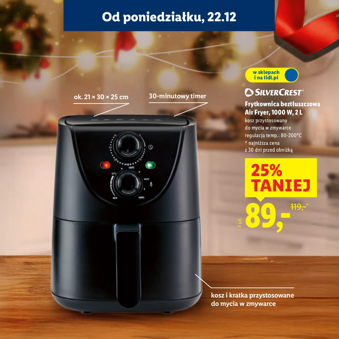 Lidl szokuje na koniec roku - tylko 89 zł. Zdążysz przed świętami