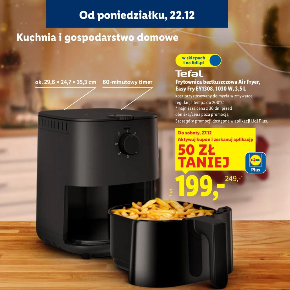 Lidl szokuje na koniec roku - tylko 89 zł. Zdążysz przed świętami