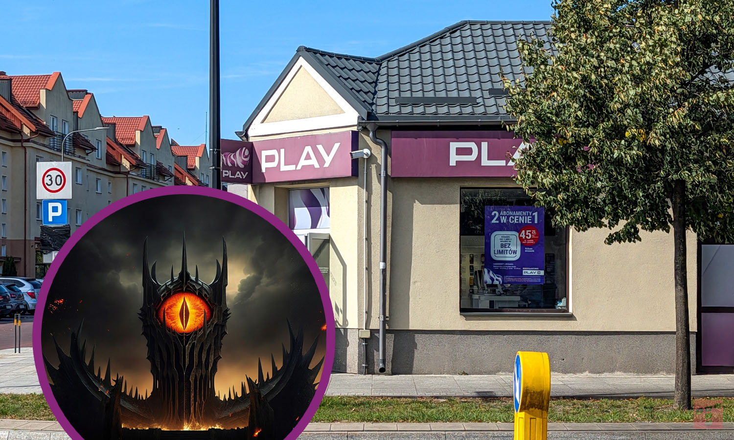 "Oko Saurona" w Kolbuszowej Górnej. Maszt zamienił noc w koszmar