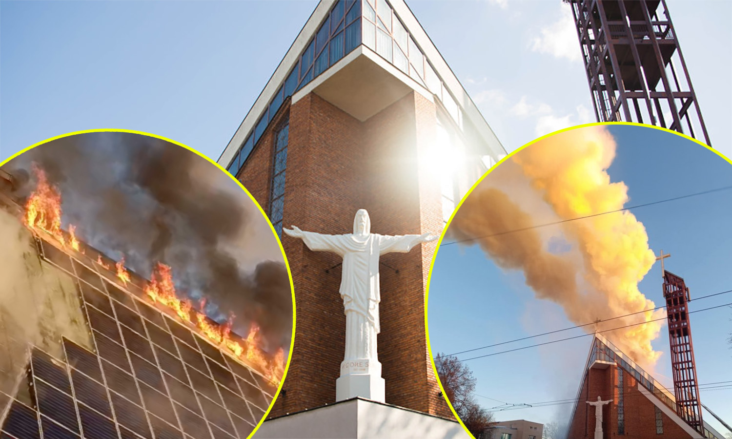 Pożar lubelskiego kościoła w Boże Narodzenie. Wszystko wskazuje na fotowoltaikę