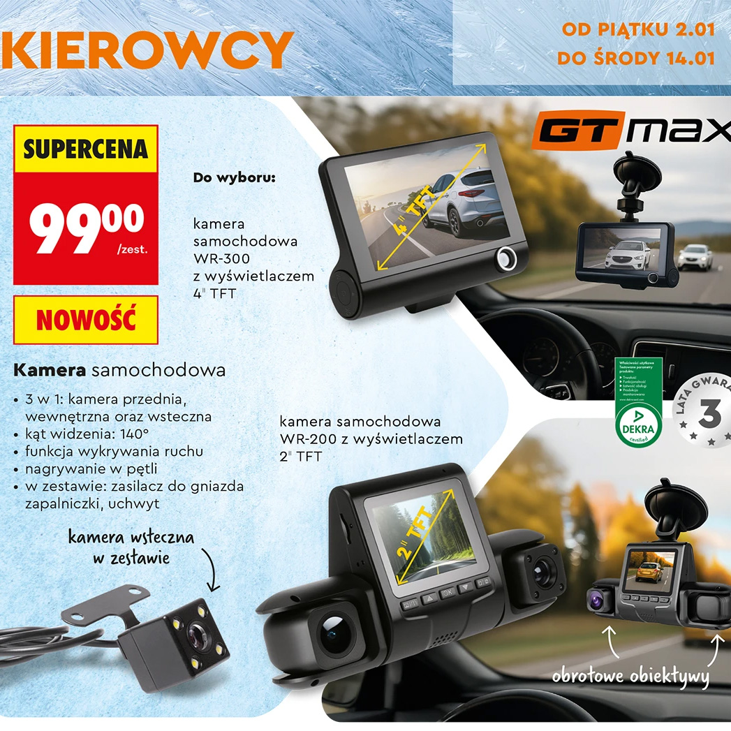 Biedronka rozpieszcza kierowców. 99 zł a sprzęt jak za tysiaka