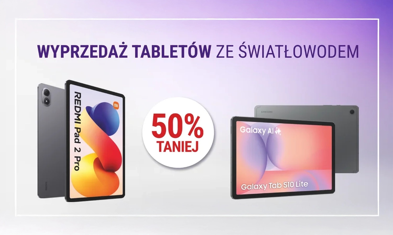 Wyprzedaż w Play. Rok Internetu za 0 zł i tablety za pół ceny