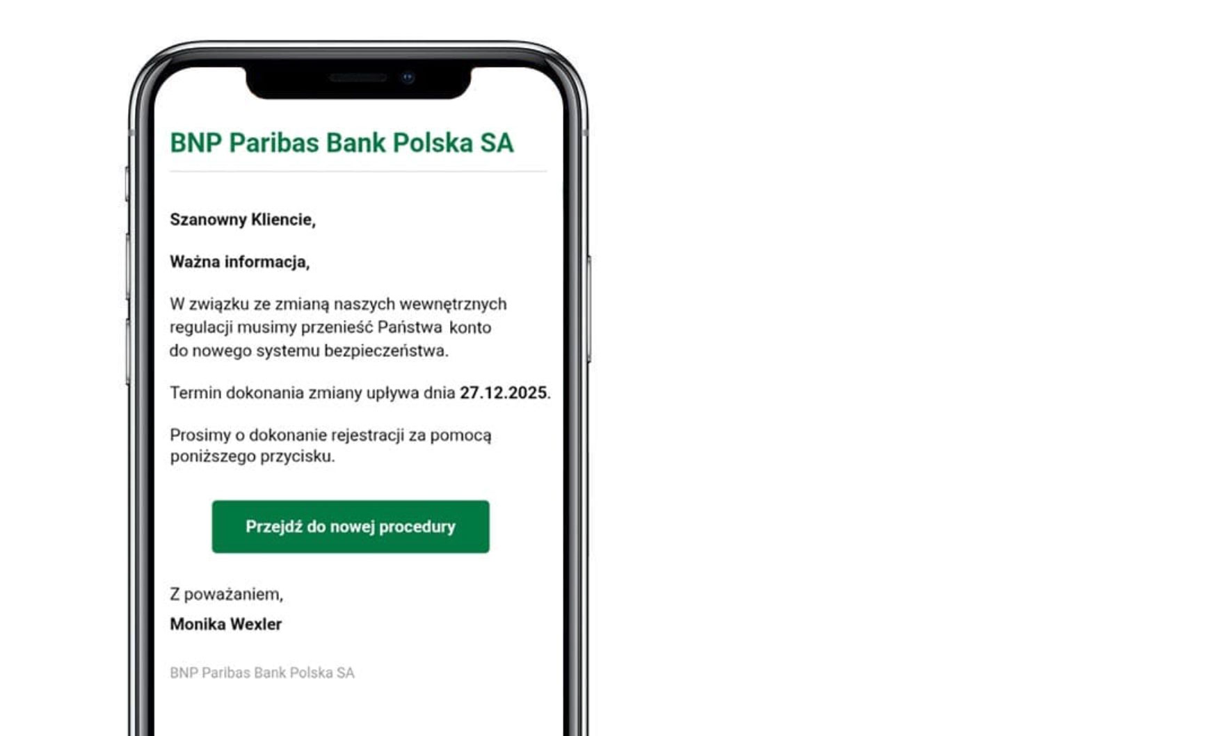 Duży bank z pilnym alertem. Klienci są atakowani tego typu mailami