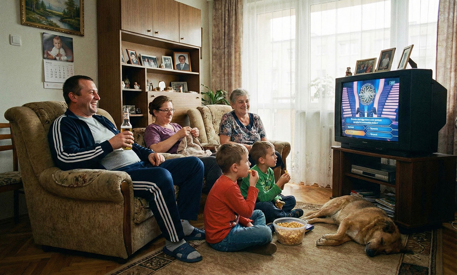 Polaków przyssało do telewizorów. Powód? Oferta i... pogoda