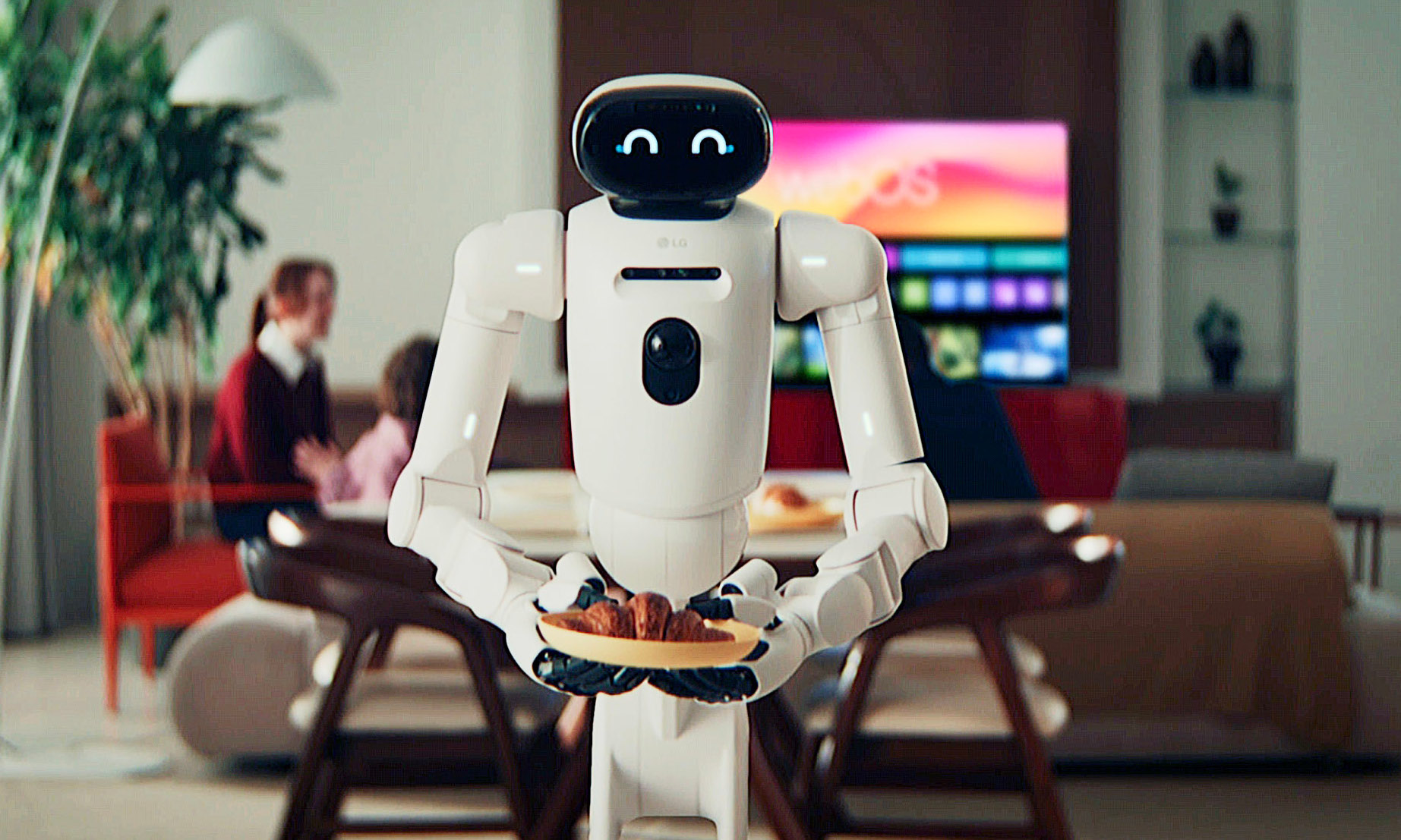 Leżysz na kanapie, a LG CLOiD Home Robot zasuwa za ciebie