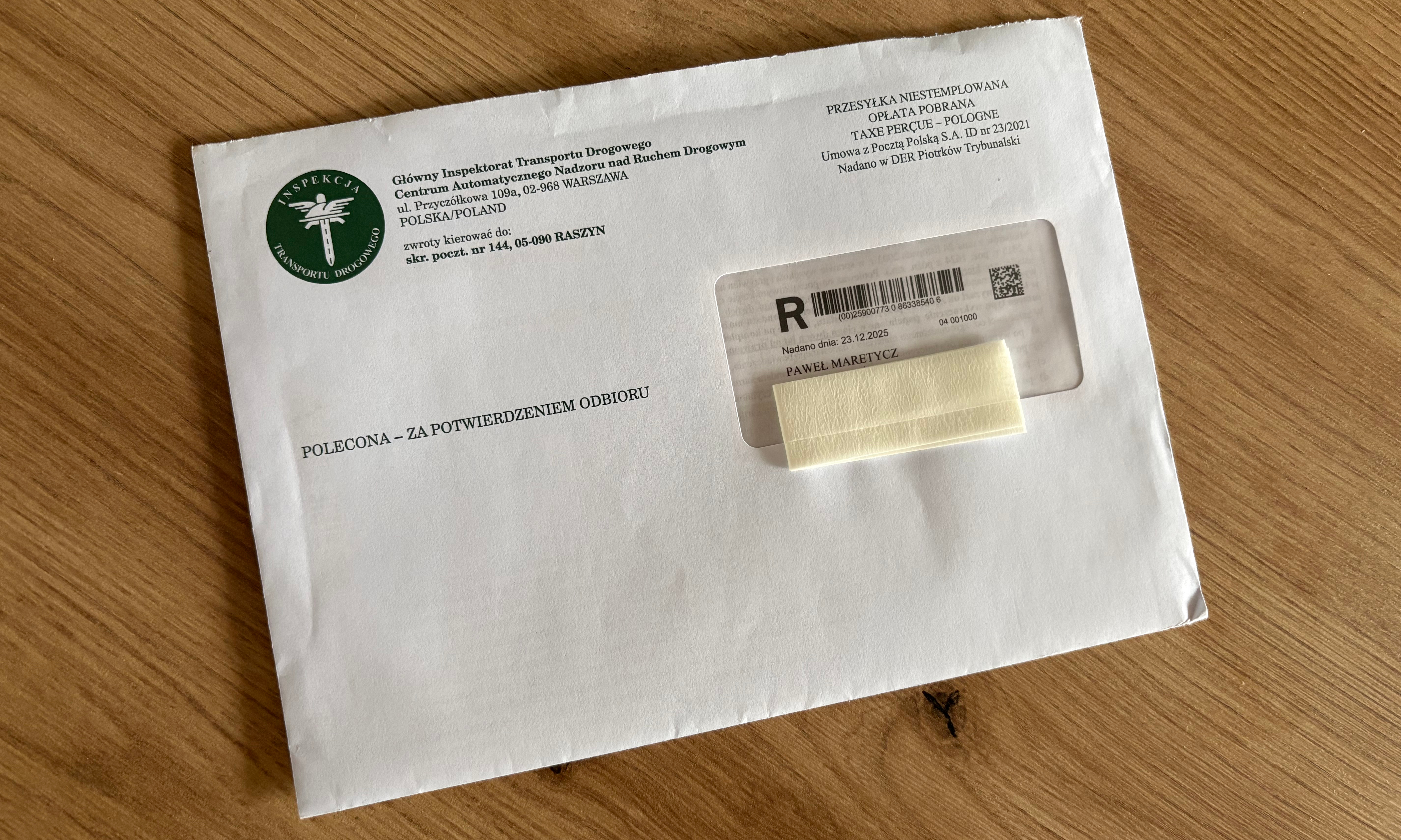 Oszuści obrali za cel kierowców. Tak wyglądają fałszywe mandaty