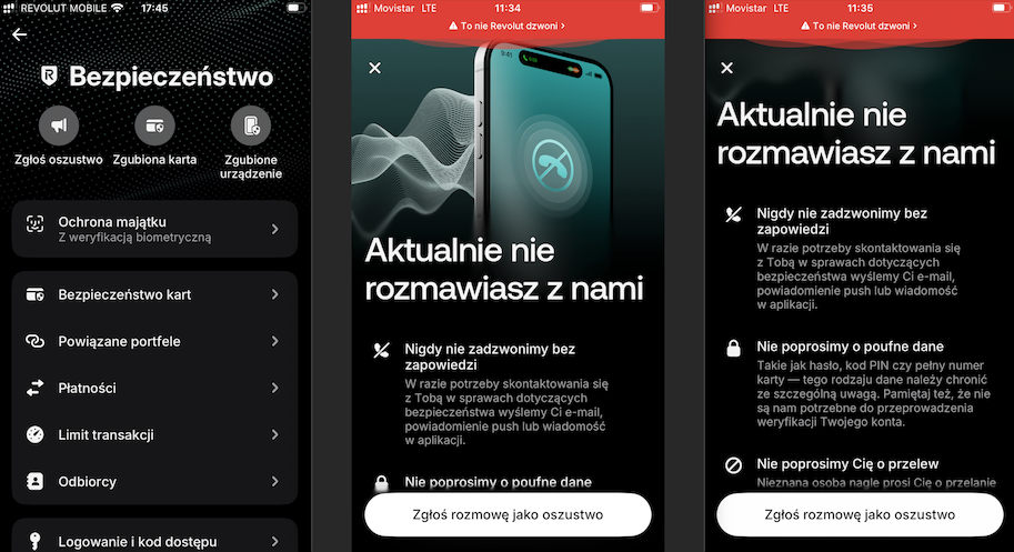 Rozmawiasz przez telefon i włączasz Revoluta? Spójrz na górę ekranu