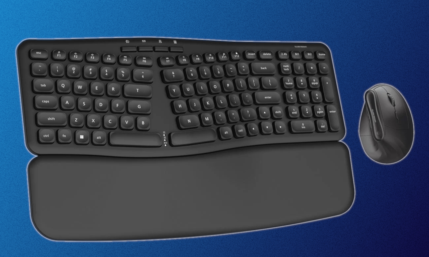 Ergonomiczna klawiatura za ułamek ceny z ergonomiczną myszką w zestawie