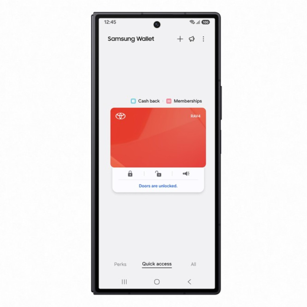 Samsung Wallet otworzy drzwi Toyoty. Kluczyki zostaw w domu
