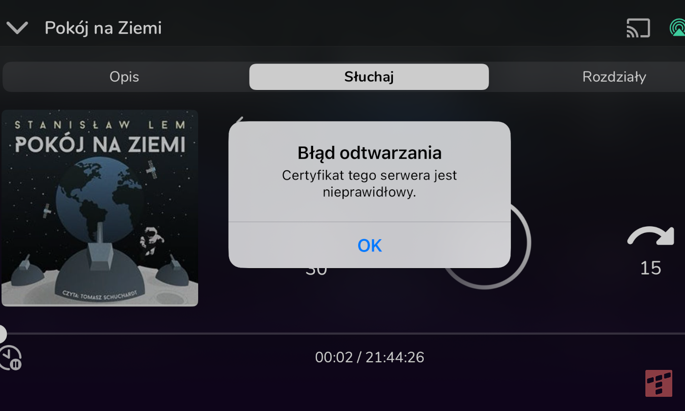 Poważna awaria Audioteki. Nic nie kupisz, ani nie posłuchasz