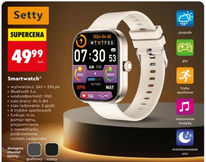 Od dzisiaj w Biedronce za jedyne 49,99 zł. Idealny w styczniu