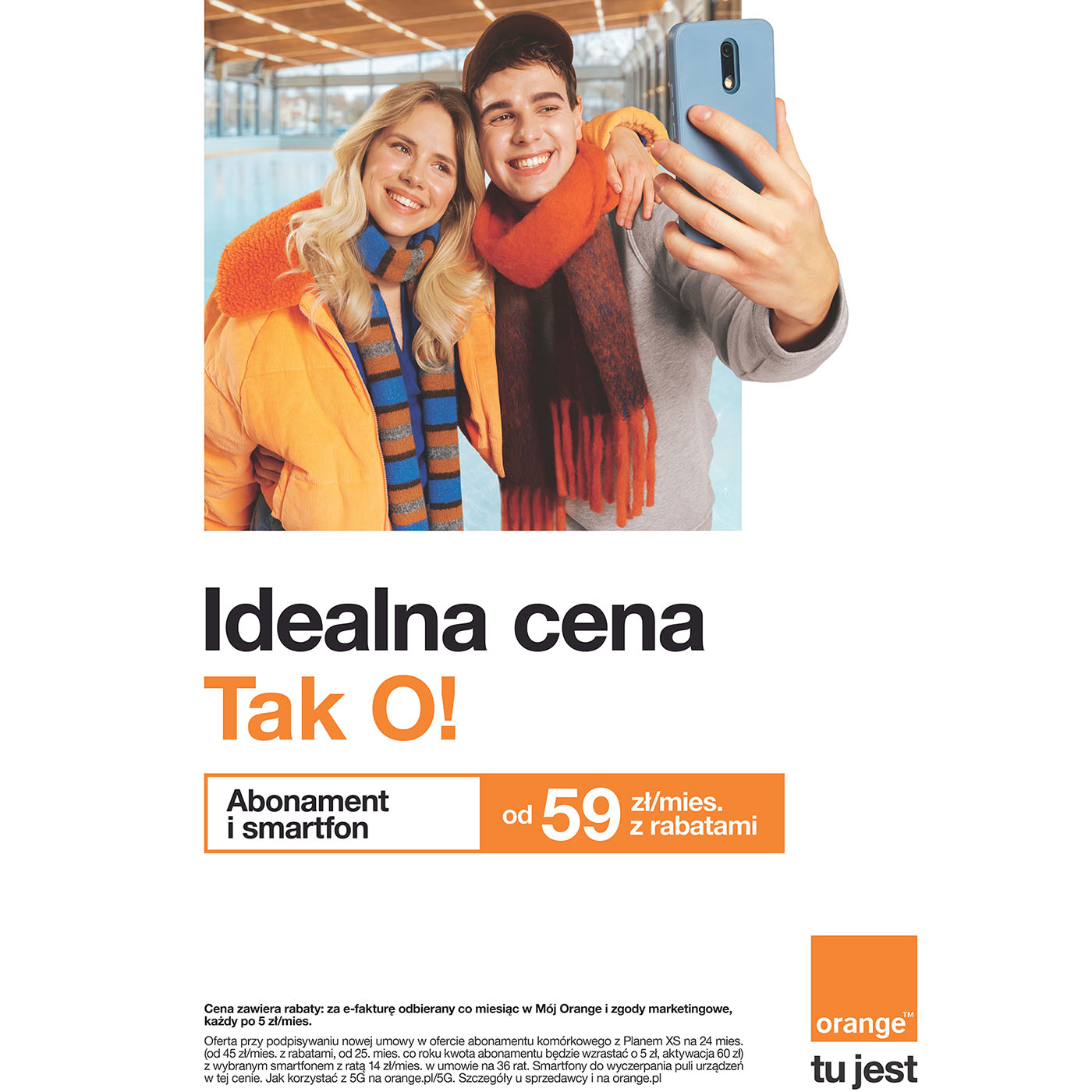 Zima w Orange. telefon i abonament za grosze, a światłowód za darmo