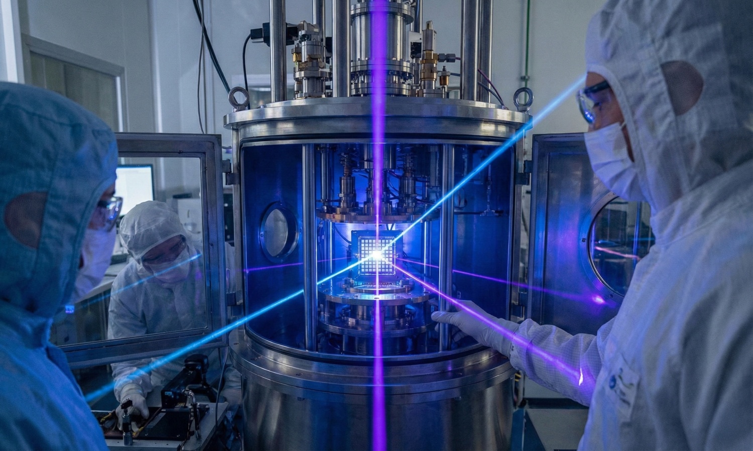 Uwięzili tysiąc atomów za pomocą światła