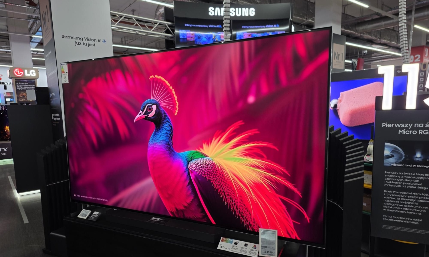 Gigantyczny telewizor Samsung trafił do Polski. Cena to kosmos