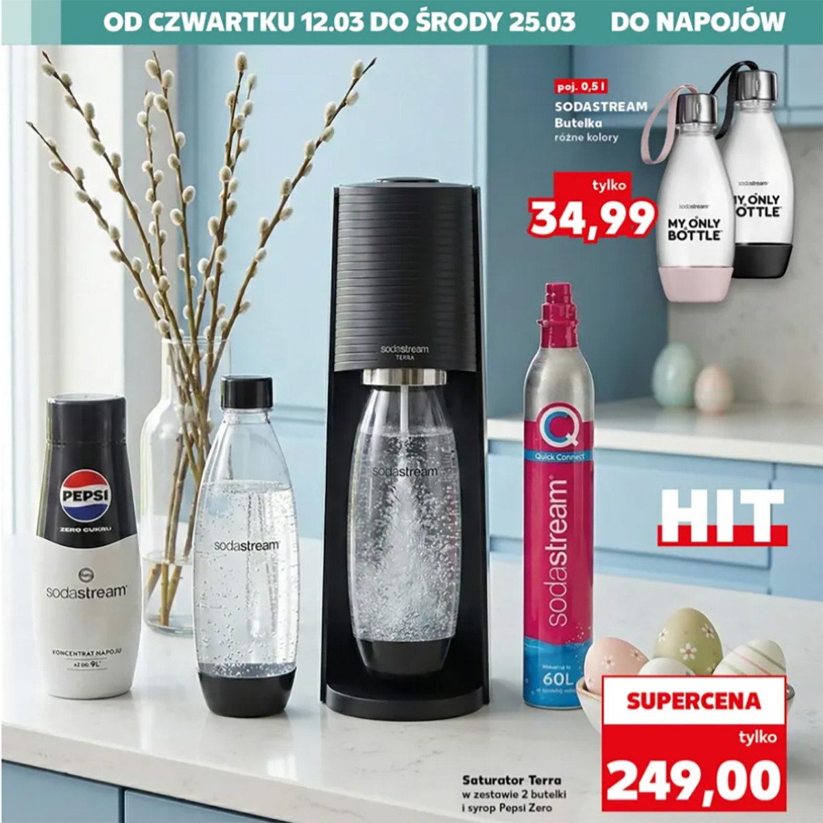 Izraelski SodaStream w promocji w Kauflandzie. Gaz zawsze pod ręką