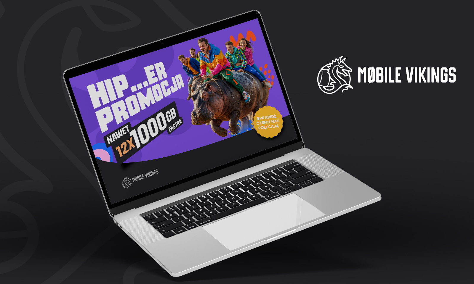 Mobile Vikings daje choćby 14 1600 GB. Na cały rok