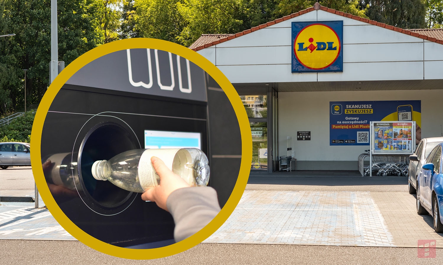 Lidl nie wybrzydza. Przyjmują butelki nieobjęte kaucją