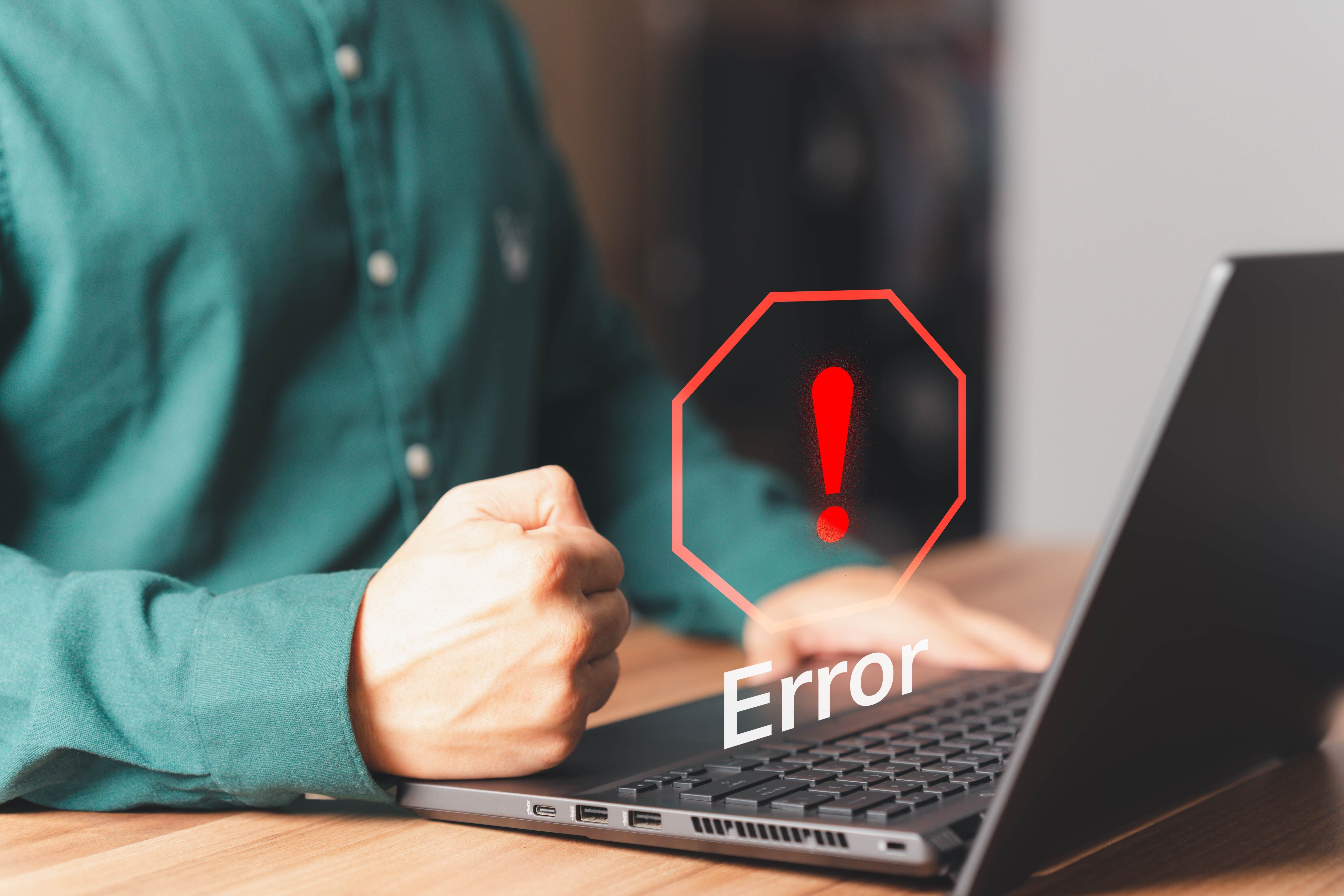 Błąd techniczny, czyli to nie nasza wina