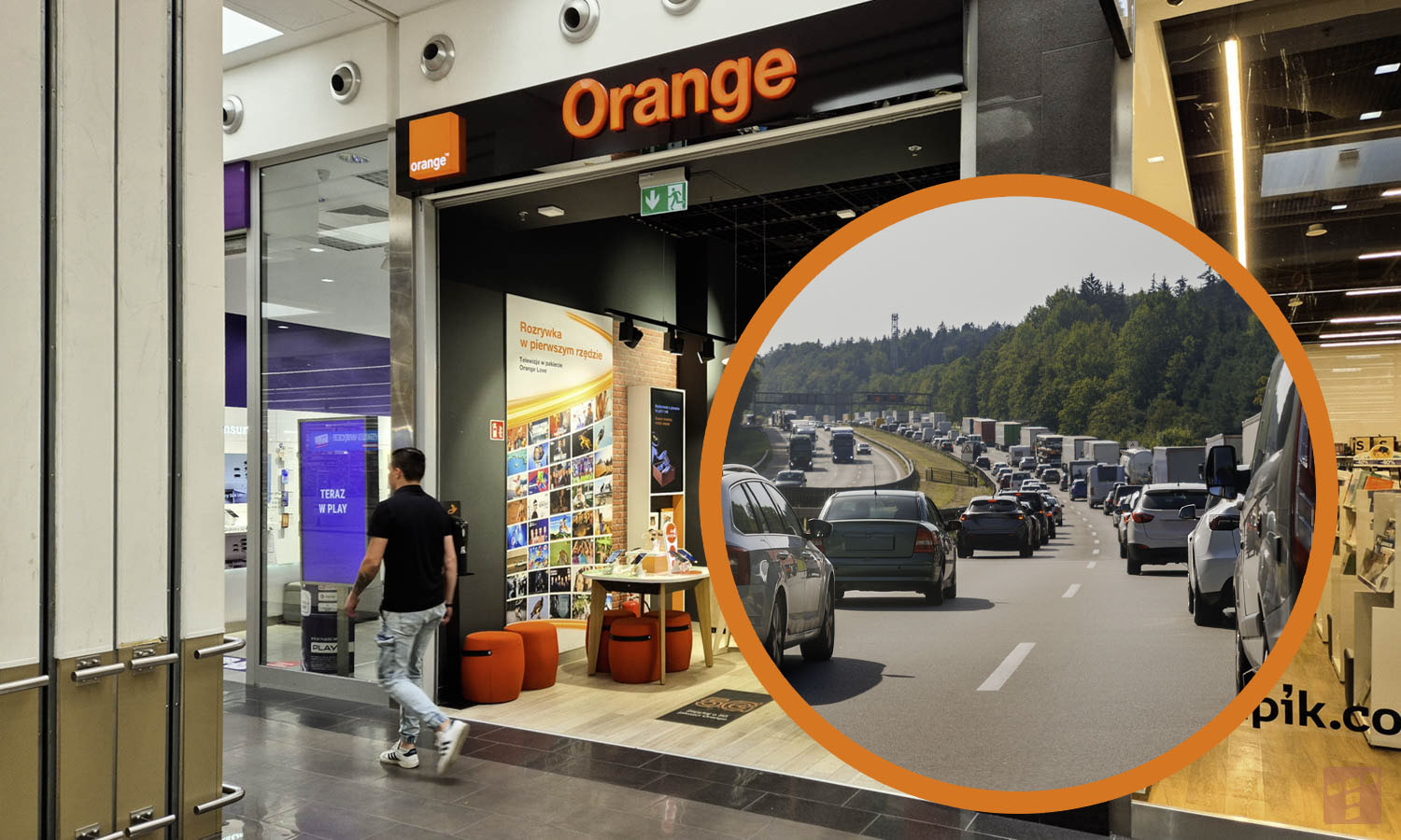 Polskie miasta nagle opustoszały. Orange pokazał mapę ucieczek