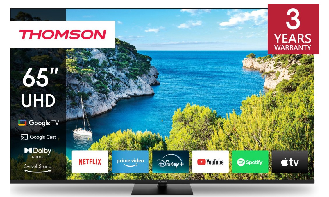 Biedronka wyprzedaje telewizory Thomson 65 cali. Taniej się nie da