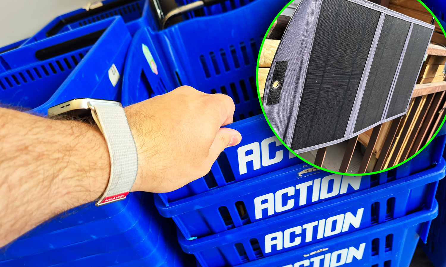 Panel fotowoltaiczny z Action. Ostatnio były kolejki