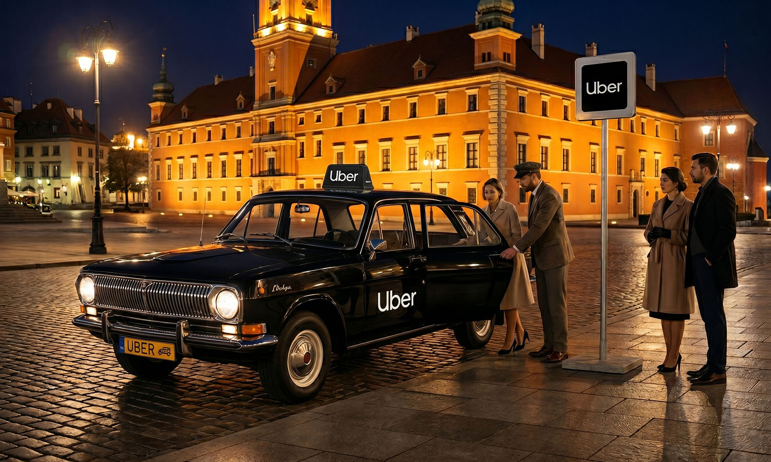 Czarna Wołga wraca na ulice. Uber wozi za darmo w Noc Muzeów