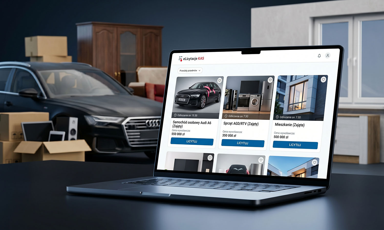 Skarbówka wyprzeda majątek dłużników w sieci. Rusza specjalny portal