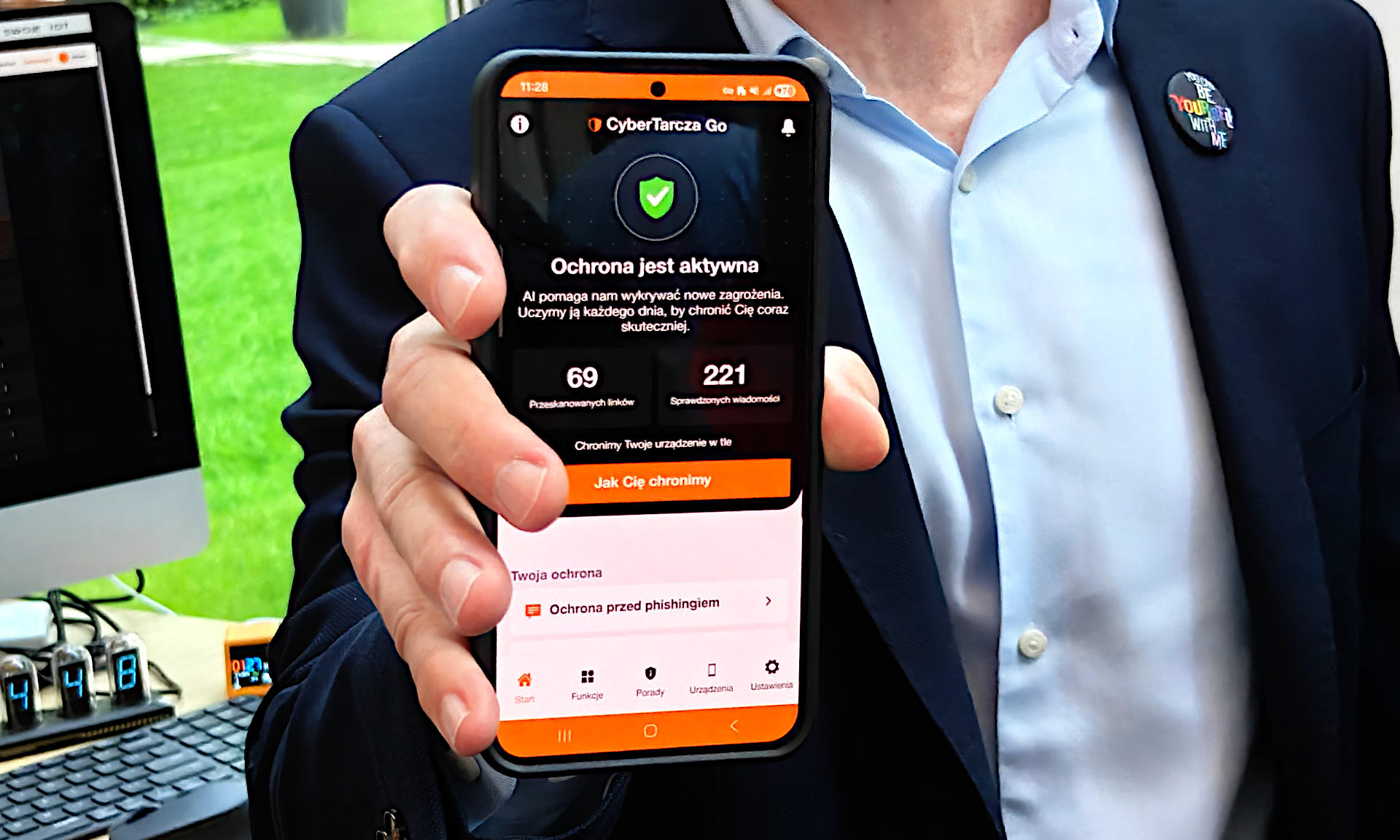 Orange wychodzi poza własną sieć. CyberTarcza Go chroni każdego