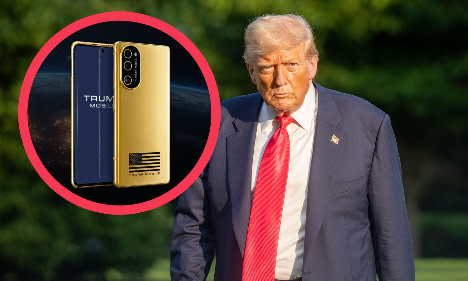 Złoty telefon Trumpa skrywa tajemnicę. Wnętrze to model z 2024 roku