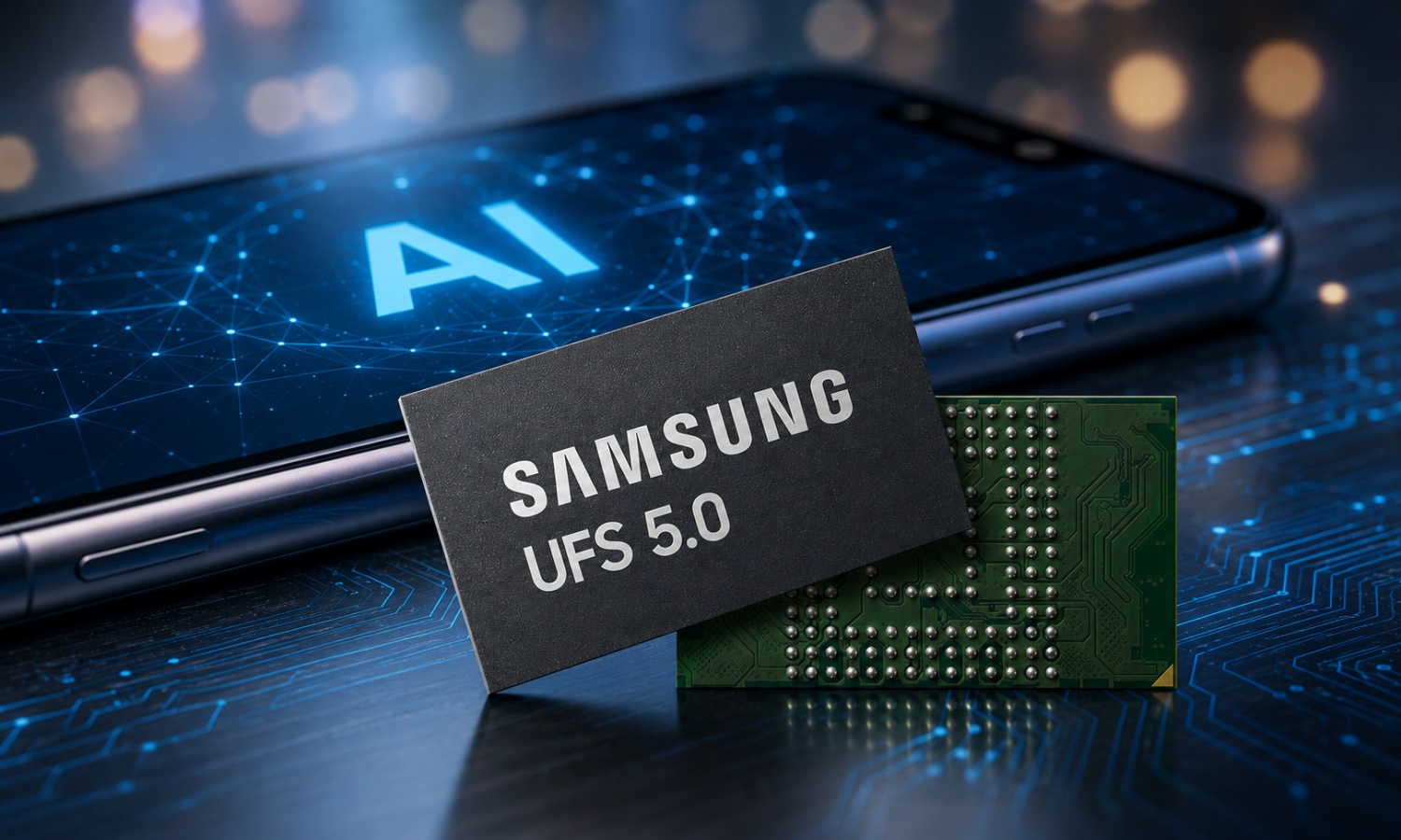 Koniec z zacinającym się AI w telefonie. Samsung pokazał pamięć UFS 5.0