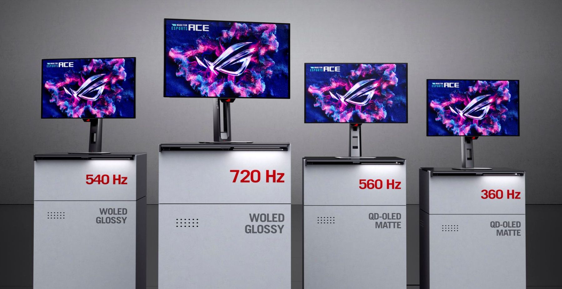 ASUS wywraca rynek monitorów. Zapowiada 4 topowe modele