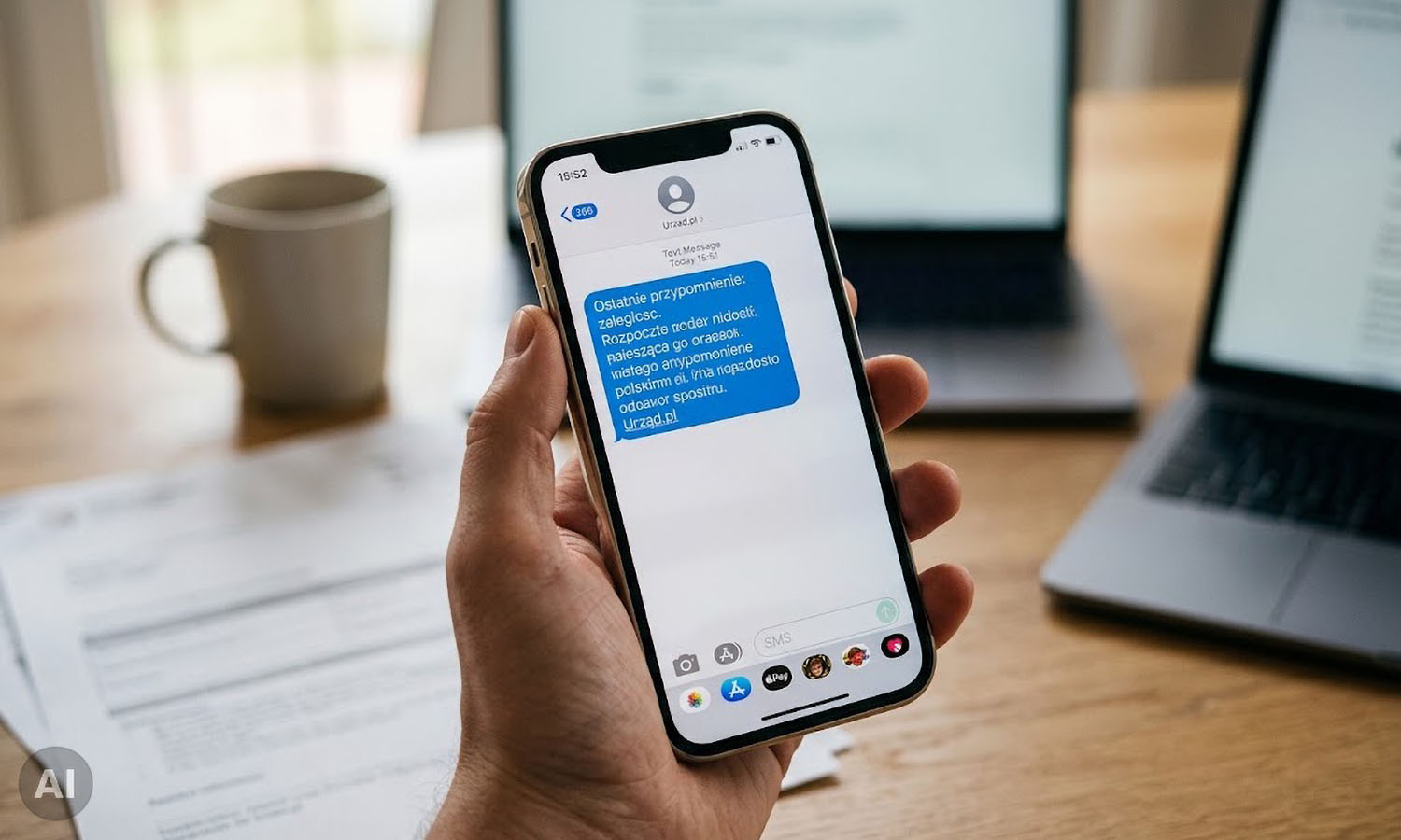 Dostałeś SMS z urzędu? Jedno kliknięcie i tracisz oszczędności