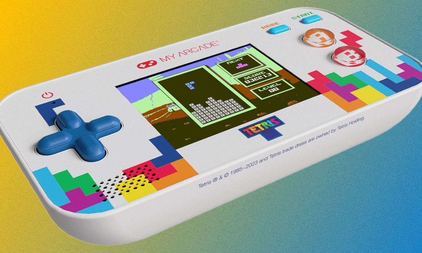 Stawiaj klocka za półdarmo. Konsola Tetris w dzikiej promce