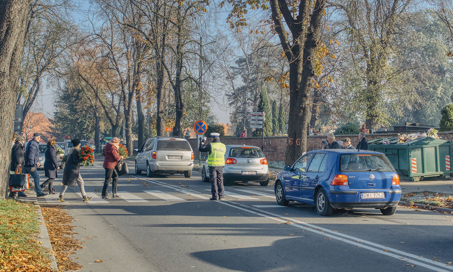 Jeden błąd i mandat. 1 listopada przy cmentarzu nie będzie wyjątków