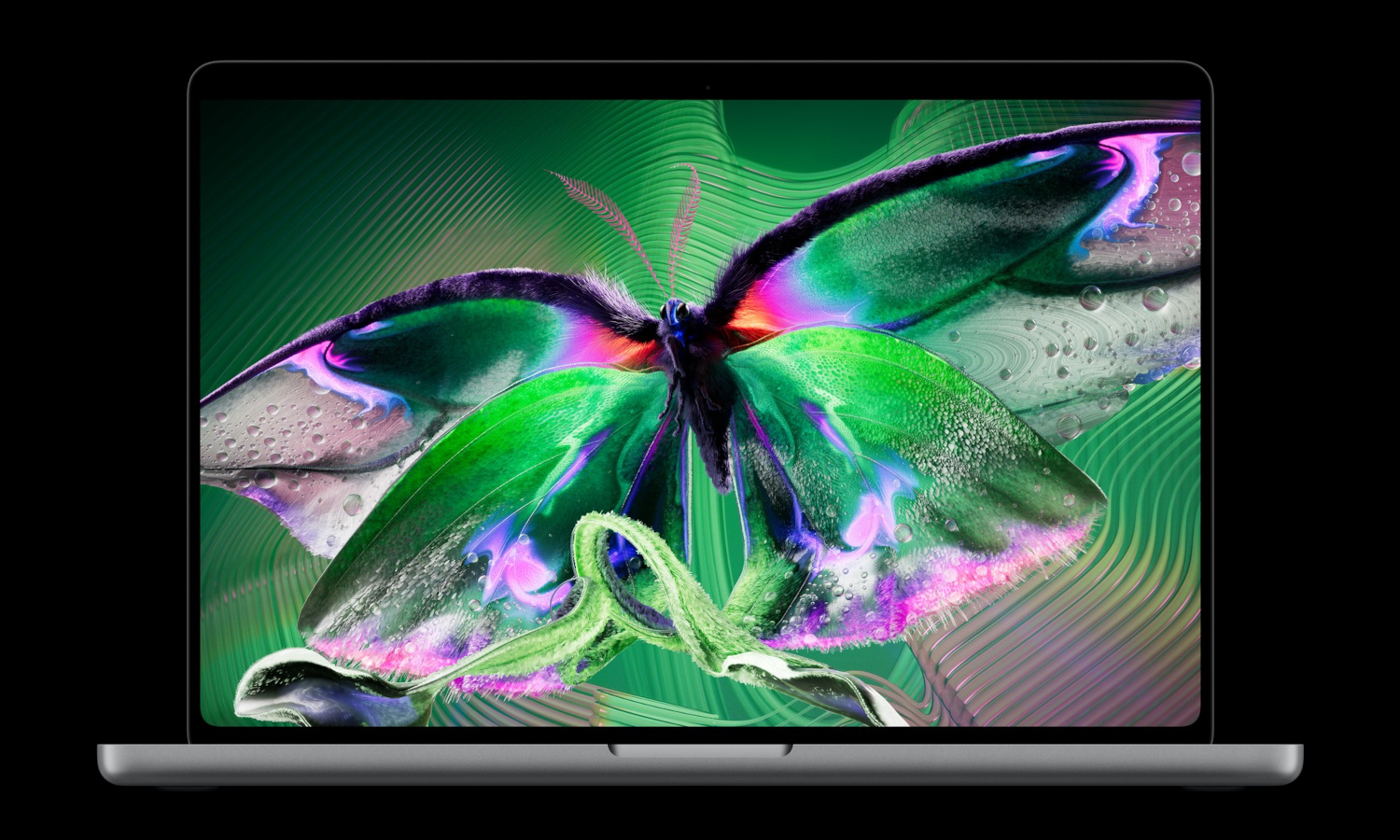 MacBook Pro z dotykowym ekranem OLED. Chociaż Apple nazywa go inaczej